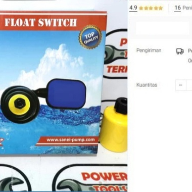 

Otomatis Pompa Celup 5M Sanei Float Switch 5 Meter Floating Auto