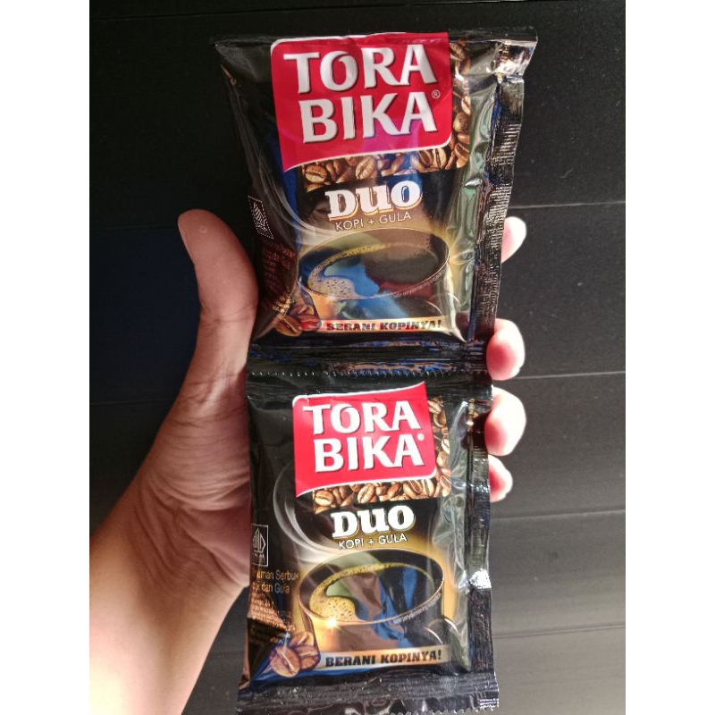 

Kopi Torabika Duo (Kopi+Gula) 1 Renceng isi 10 Sachet