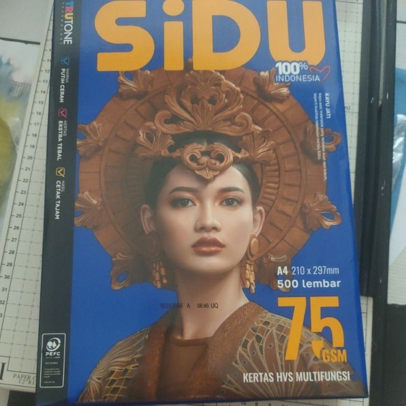 

kertas sidu HVS A4 75 gram 1 rim isi 500 lembar