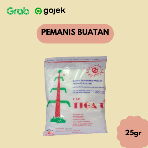 

Pemanis Buatan / Sosium Cap Tiga T Tigat 250 Gram