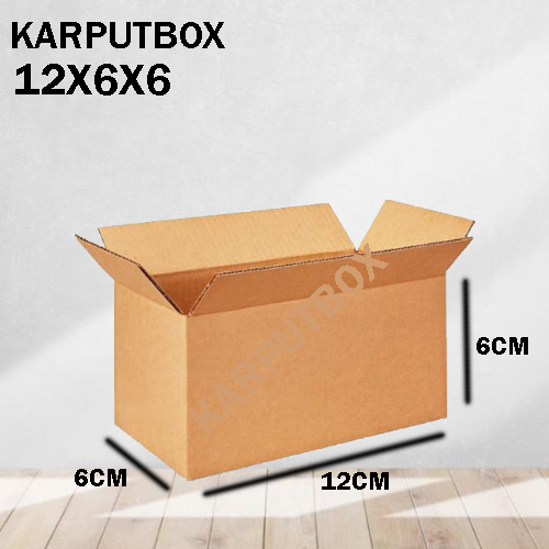 

Kardus Packing Ukuran 12x6x6 Polos Box Cogurated tebal kuat