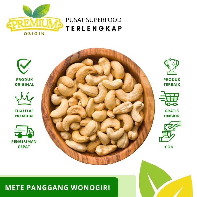 

Kacang Mede Mete Mente Cashew | Kacang Nutrisi Rendah Lemak