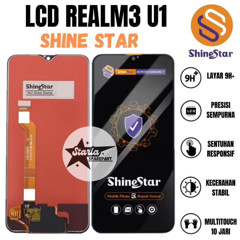 LCD TOUCHSCREEN REALME U1 Original SHINE STAR GRATIS LEM+OBENG