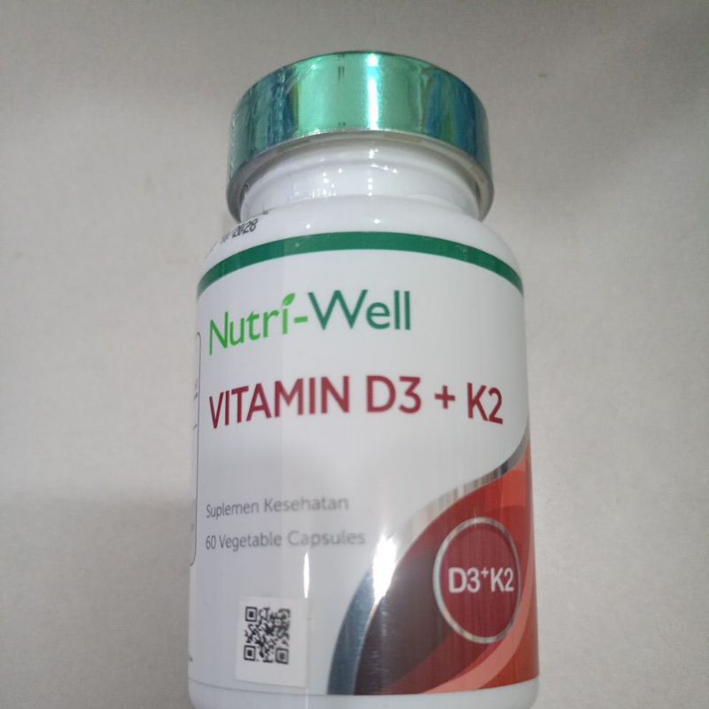 nutriwell D3+k2 60kapsul