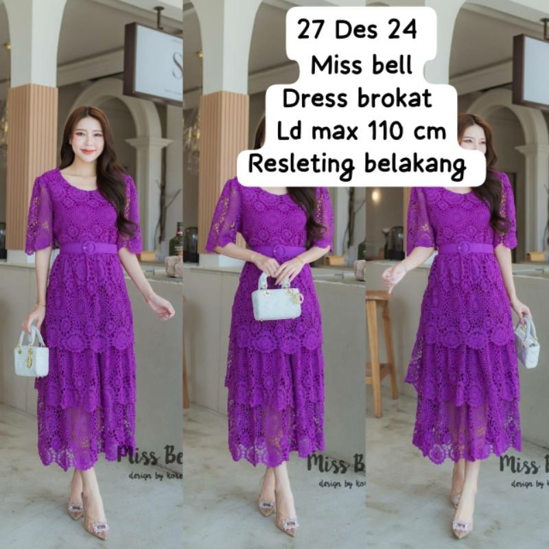 PREMIUM DRESS BRUKAT BANGKOK MISS BELL