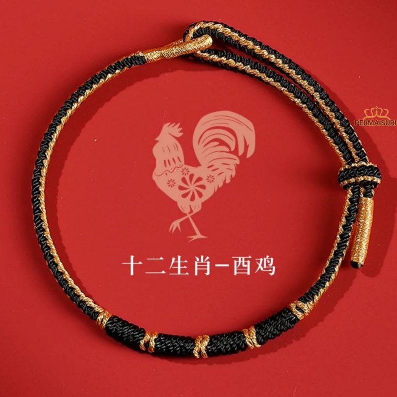 Gelang Tibet 12 Shio Chinese Knotting Lucky Shio Original