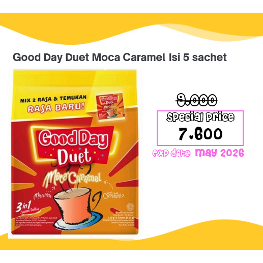 

GOOD DAY DUET MOCACHOCO isi 5 sachet