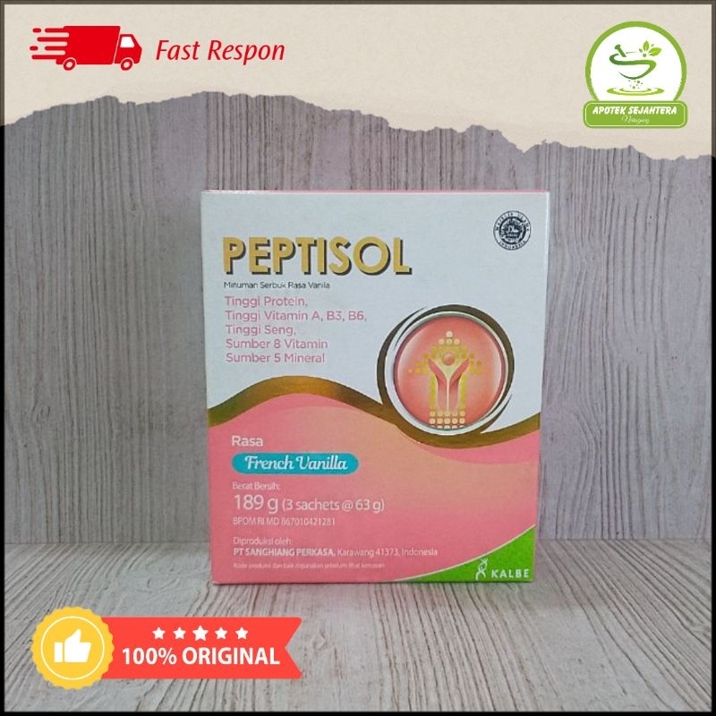 

[189 gr] Peptisol | susu pasca operasi | tinggi protein | nutrisi pasien operasi