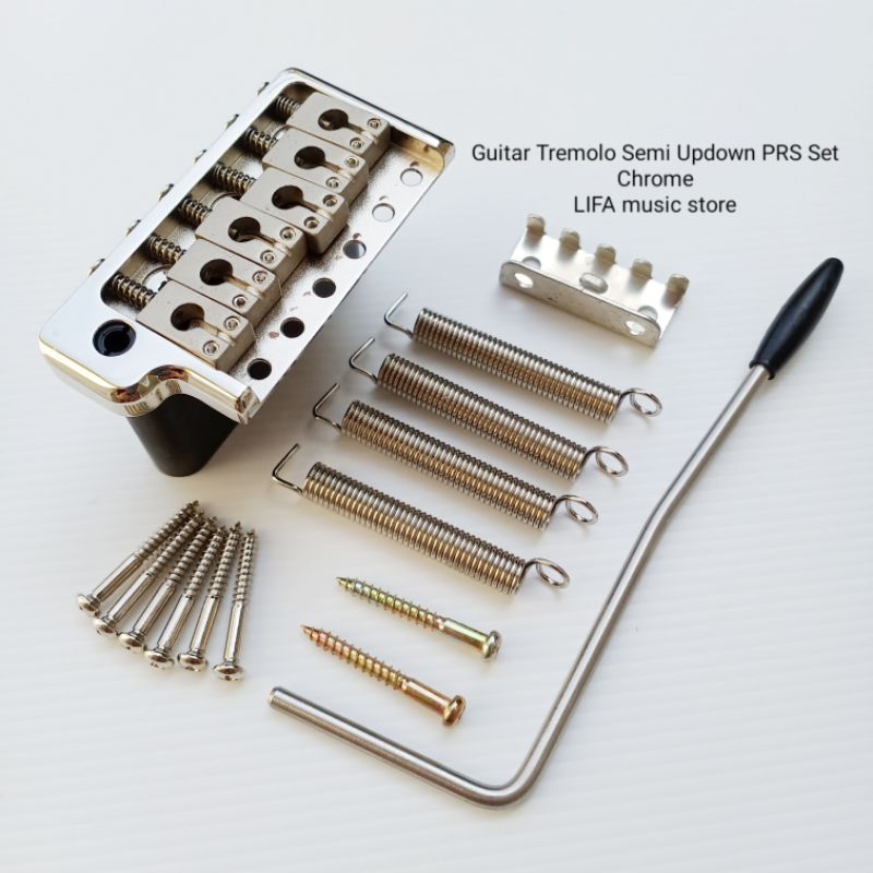 Guitar Tremolo Semi Updown PRS Set Chrome