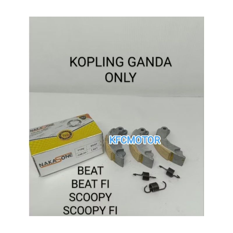 (NAKASONE) KOPLING GANDA ONLY BEAT / BEAT KARBU / BEAT LAMA ARANG GANDA BARU SPORKET KAMPAS GANDA ON