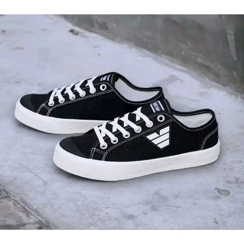 sepatu vantela victory sepatu casual sepatu hitam putih sepatu sekolah pria wanita