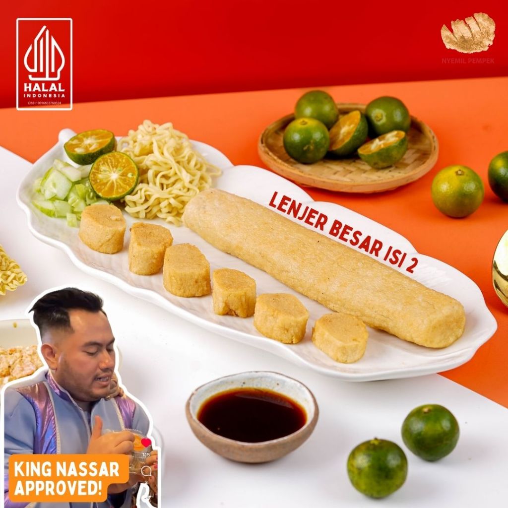 

Nyemil Pempek - Pempek Lenjer Besar isi 2