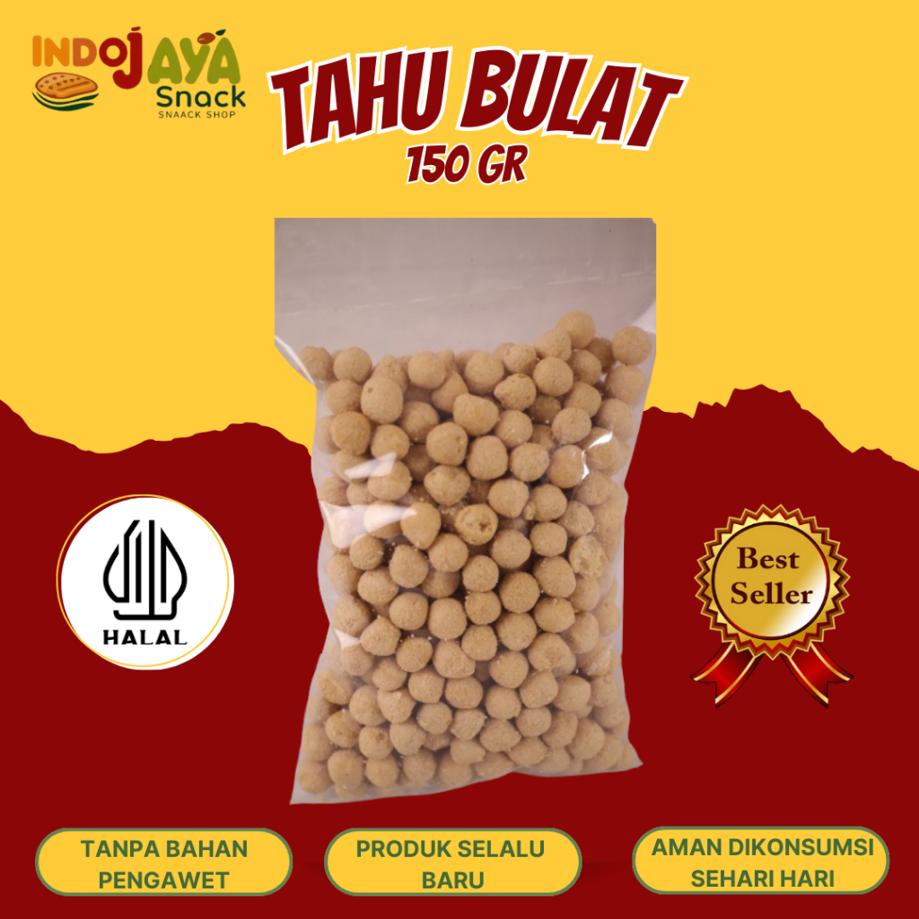 

Keripik tahu bulat mini kering 150 gr