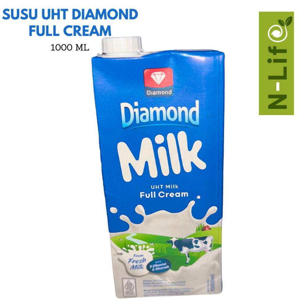 

Susu Diamond Milk UHT Full Cream 1 Liter INSTANT/SAMEDAY