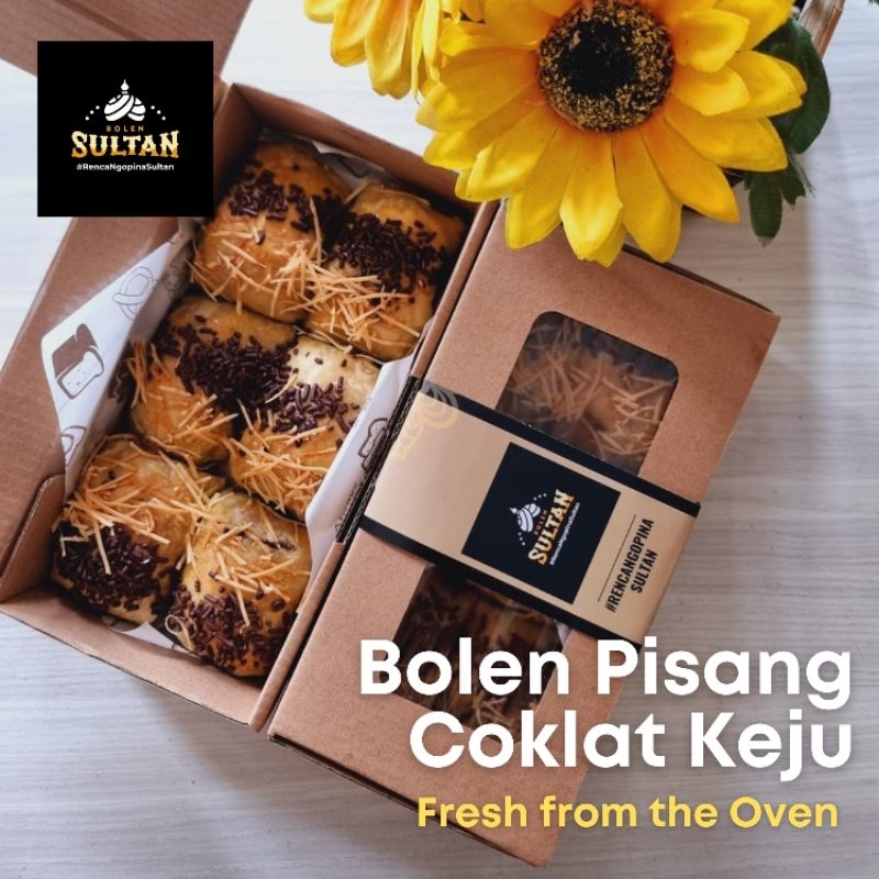 

Bolen Sultan Pisang Coklat Keju Isi 6