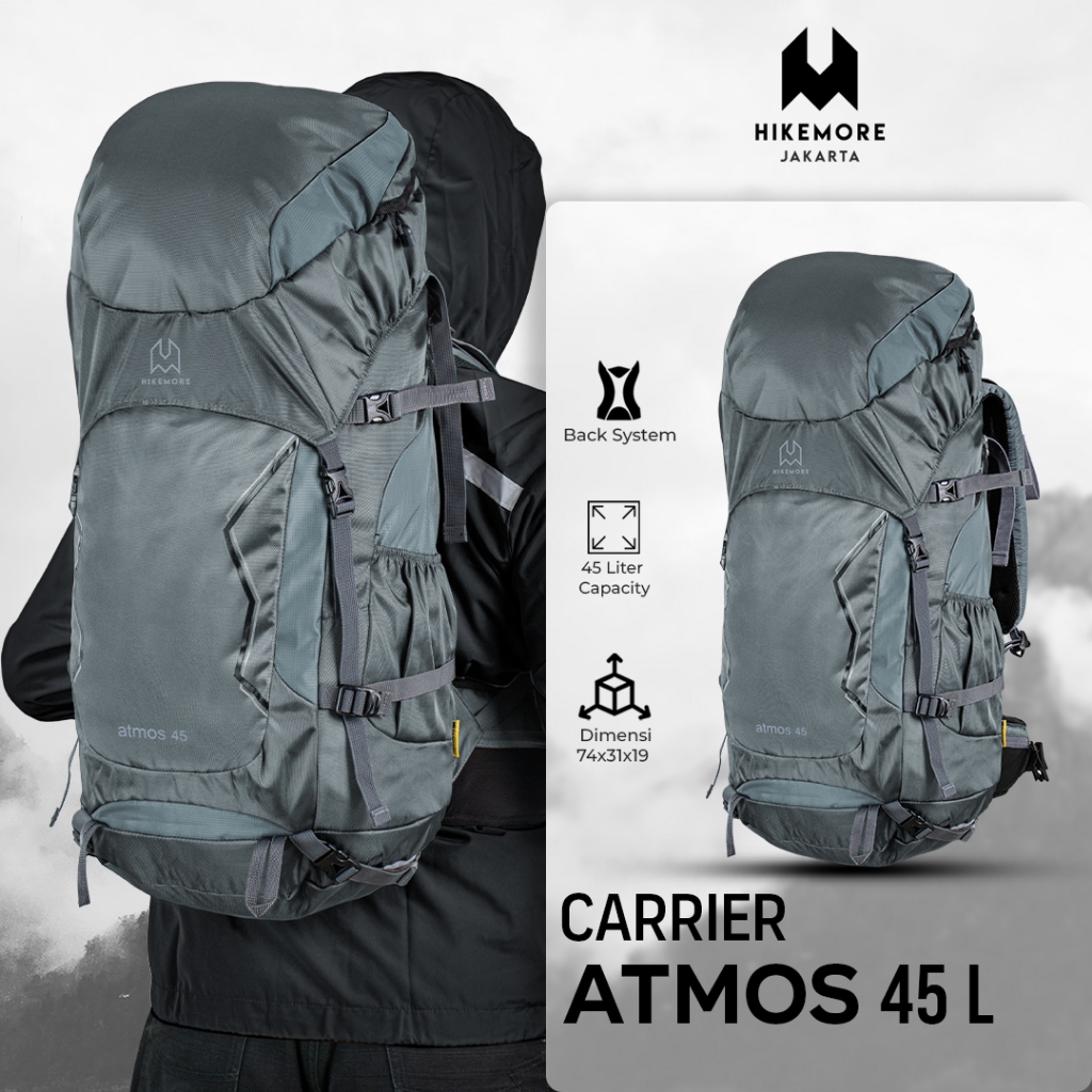 Tas Gunung Carrier Backpack Hikemore Atmos Original