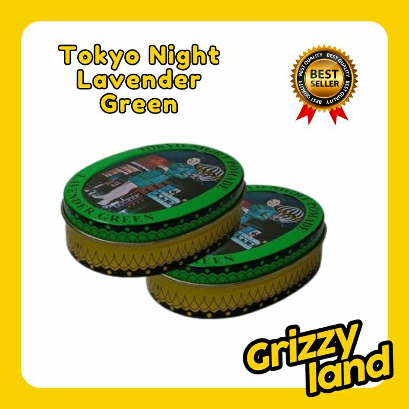 Tokyo night lavender pomade brilliantine green hijau rita vycaris