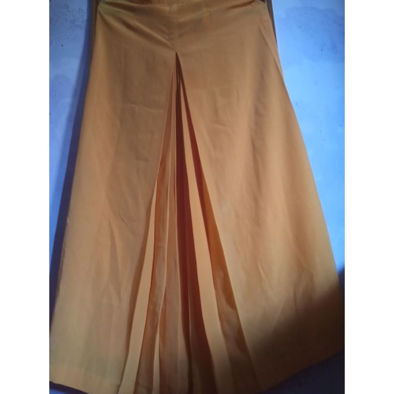 preloved rok span kuning kunyit