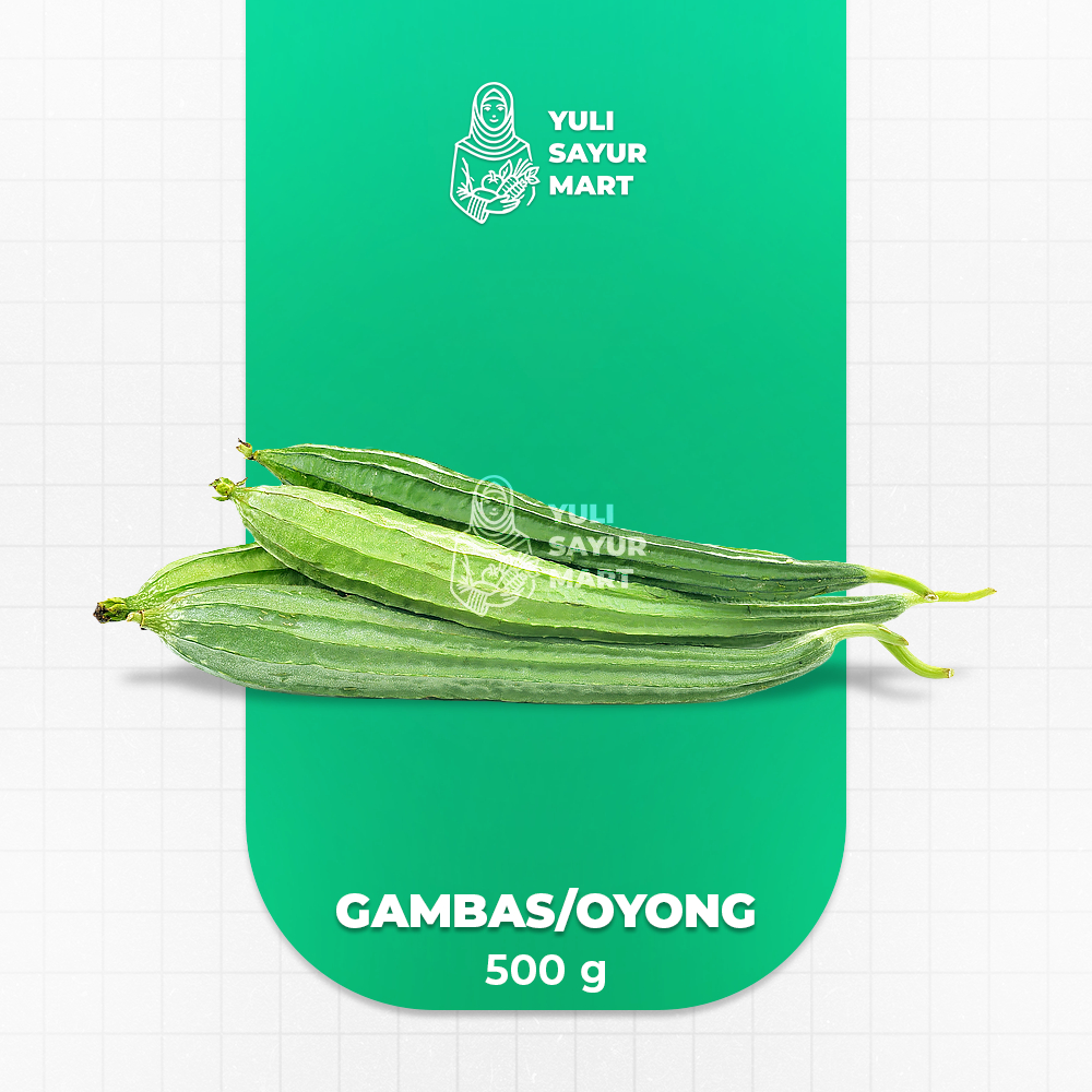 

Gambas/Oyong 500g - Yuli Sayur Mart
