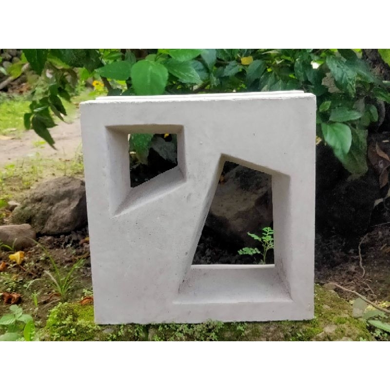 cetakan loster fiber dua muka/cetakan loster motif  2 trapesium