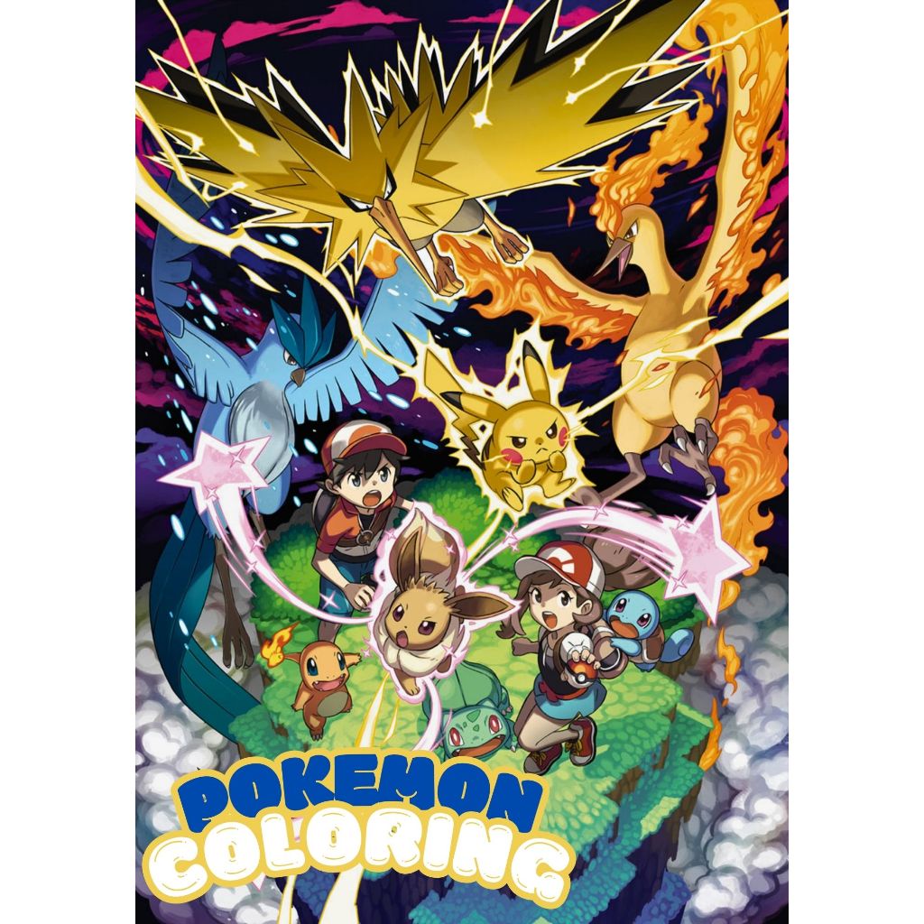 

Kertas mewarnai Pokemon 2