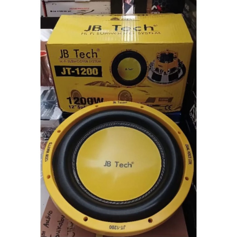 Speaker SUBwoofer 12inch JB-TECH JT-1200 Max 1200Watt Doble Coils