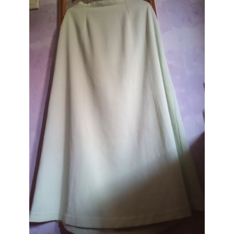 preloved rok Hijau sage