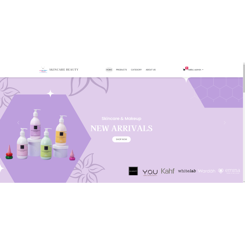 Skincare E-commerce Laravel 8
