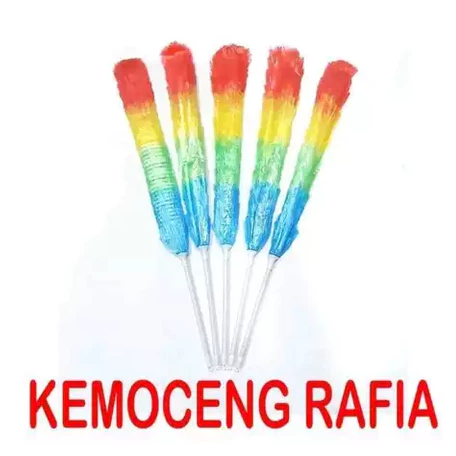 KEMOCENG RAPIA PLASTIK 40 GRM KECIL/KEMOCENG PEMBERSIH DEBU