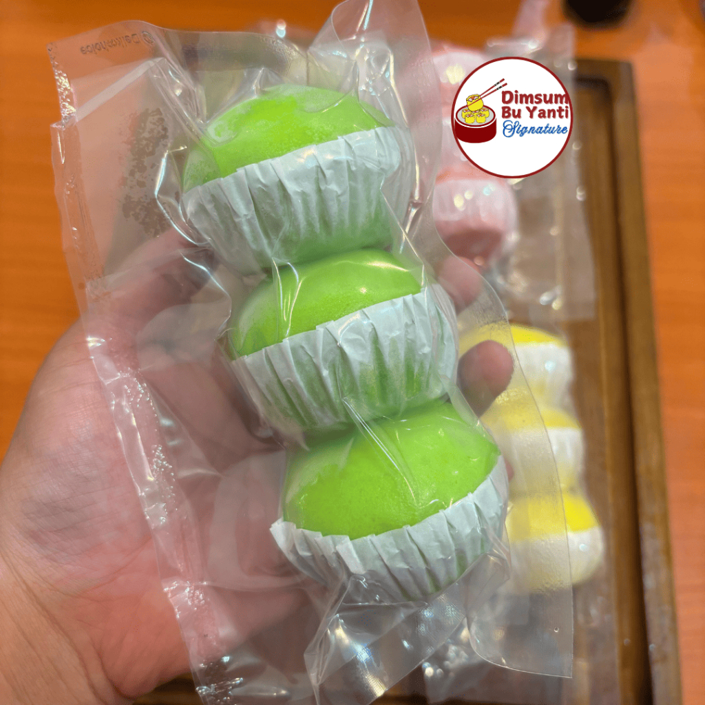 

Dimsum Bu Yanti BAO/PAO KACANG HIJAU FROZEN 3 Pcs - Lembut ManisHalal