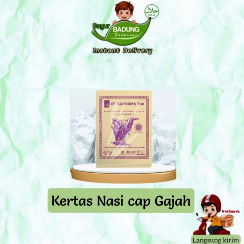 Kertas Minyak / Kertas nasi cap gajah_ badung