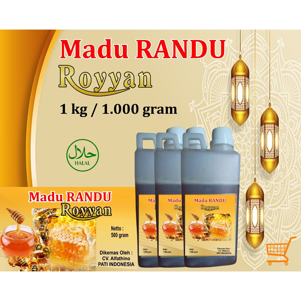 

MADU MURNI ROYYAN I MADU RANDU 1 kg I MADU RANDU 1.000 Gram