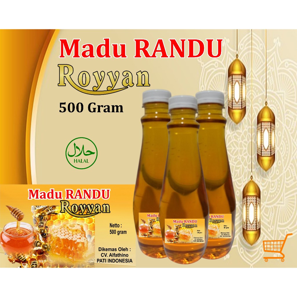 

MADU MURNI ROYYAN I MADU RANDU 500 gram I MADU RANDU 1/2 kg