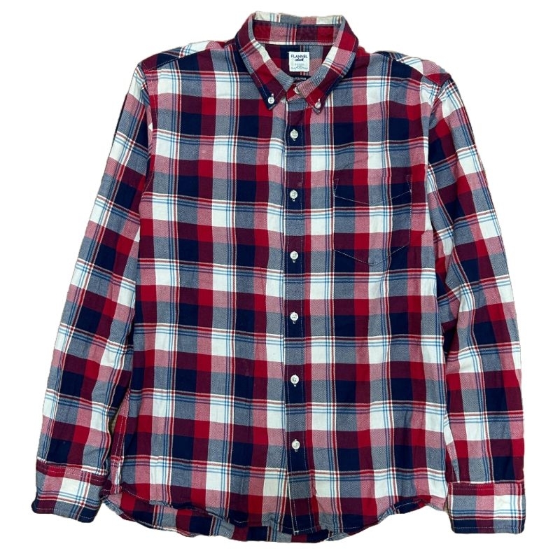 Kemeja Flannel Polham Second Original Preloved