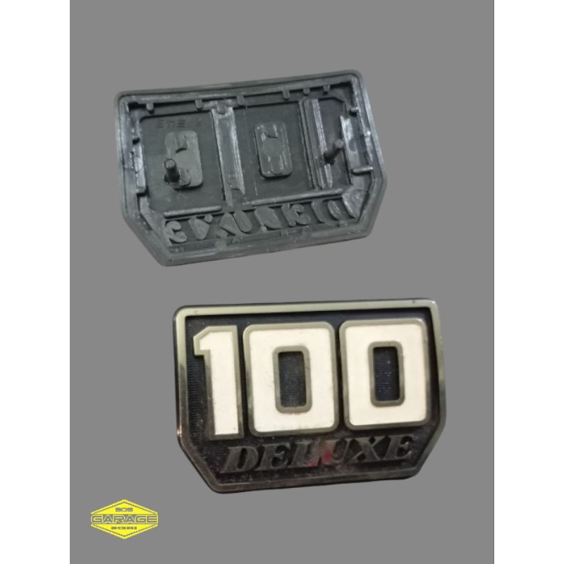 emblem logo sayap depan suzuki rc100nos original realpict