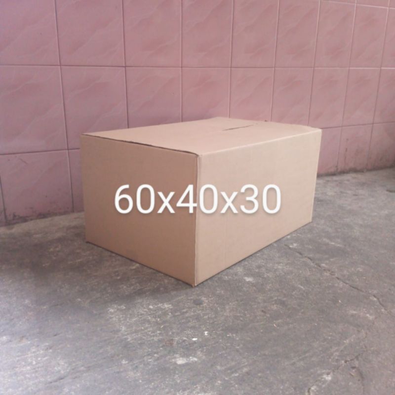 

KARDUS BARU/TEBAL/UKURAN 60 X 40 X 30 CM UNTUK PACKING BARANG