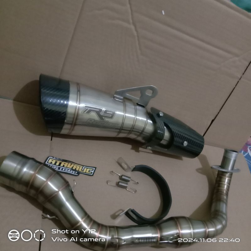 knalpot racing R9 H2 ss for Nmax old Nmax new Nmax turbo/neo Aerox old Aerox new Aerox alpha PCX 160