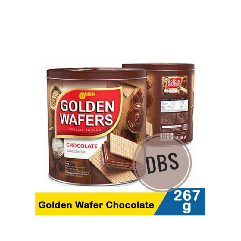 

Nissin GOLDEN WAFER Kaleng 267g Biskuit Lebaran