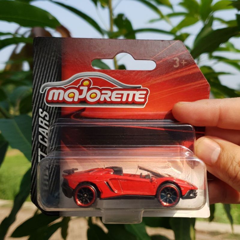 MAJORETTE STREET CARS LAMBORGHINI AVENTADOR SV ROADSTER MERAH RED
