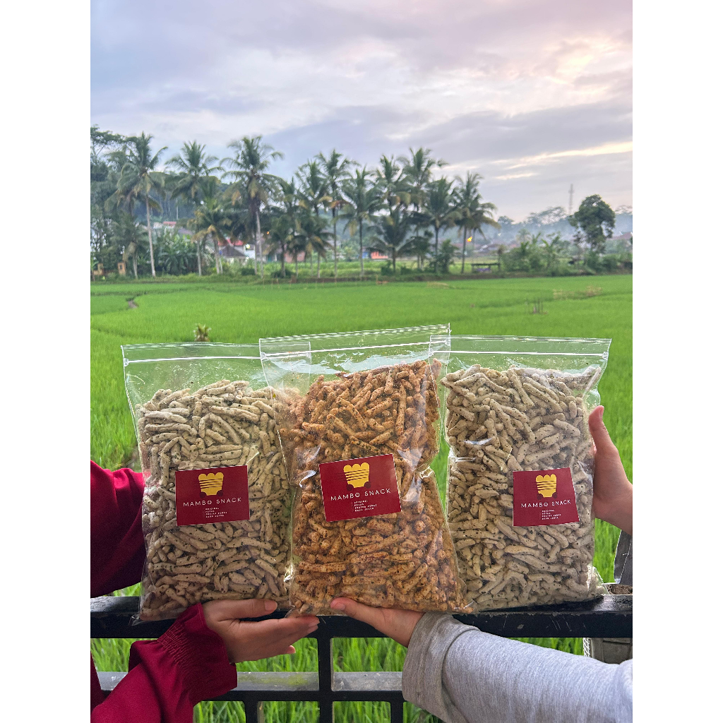 

Basreng Daun Jeruk 1Kg Pedas Gurih - Cemilan Bikin Nagih