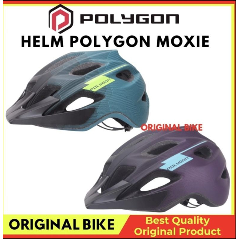 Helm Sepeda Polygon Moxie New