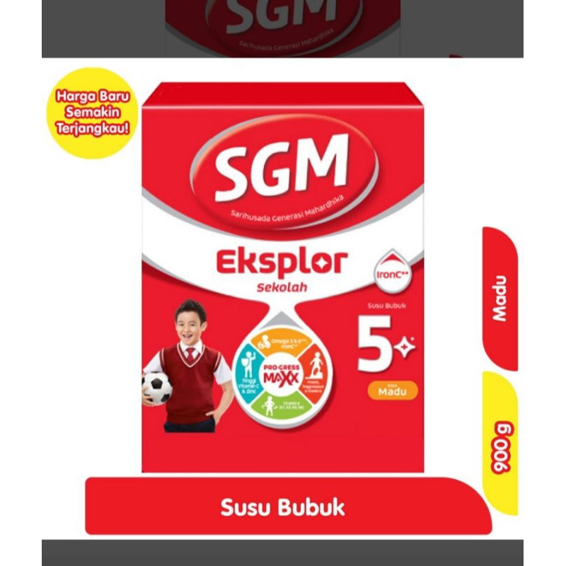 

SGM 5 PLUS EKSPLOR 900GR MADU COKLAT