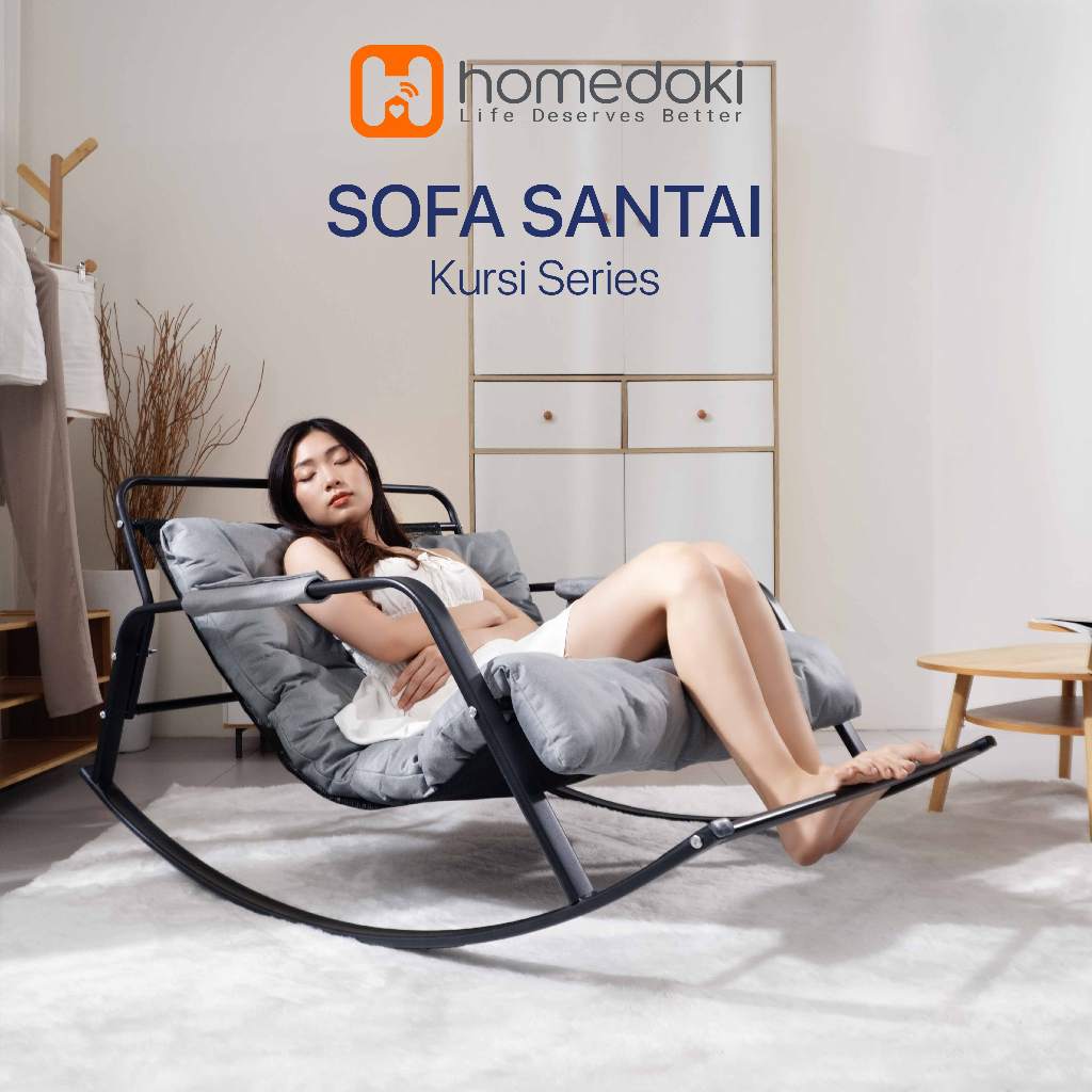 Homedoki Kursi Goyang /Kursi Goyang Santai/Kursi Goyang Bulat/Kursi Santai Goyang/Kursi Sofa Goyang