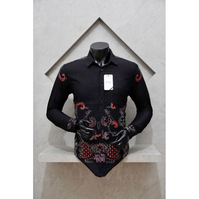 Batik Pria Modern Slimfitt Azwr