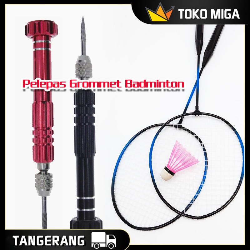 Grommet Lining Original Tahan Lama Grommet Lining Bahan Paduan Aluminium Gromet Sambung Raket