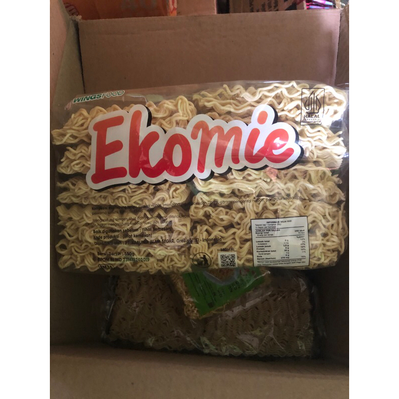 

Ekomie ( 1 pack isi 10pcs) mie instan kering