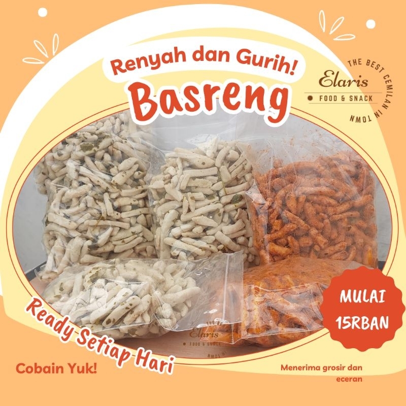 

Basreng 250 gr pedas daun jeruk dan original