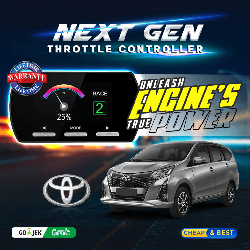 9 DRIVE TOYOTA CALYA PIGGYBACK NEXT GEN THROTTLE CONTROLLER REMAP