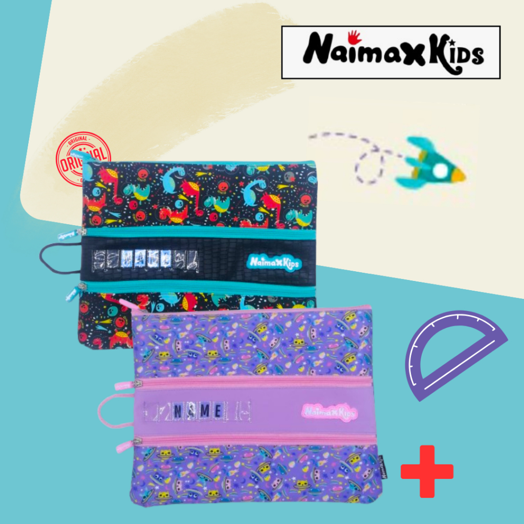 

Naimax Kids Pencil Case A4 Anak Perempuan Laki-Laki Karakter