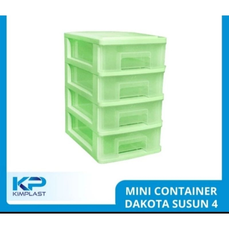 KIMPLAST MINI CONTAINER DAKOTA  SUSUN 4  / RAK MINI / RAK SERBAGUNA